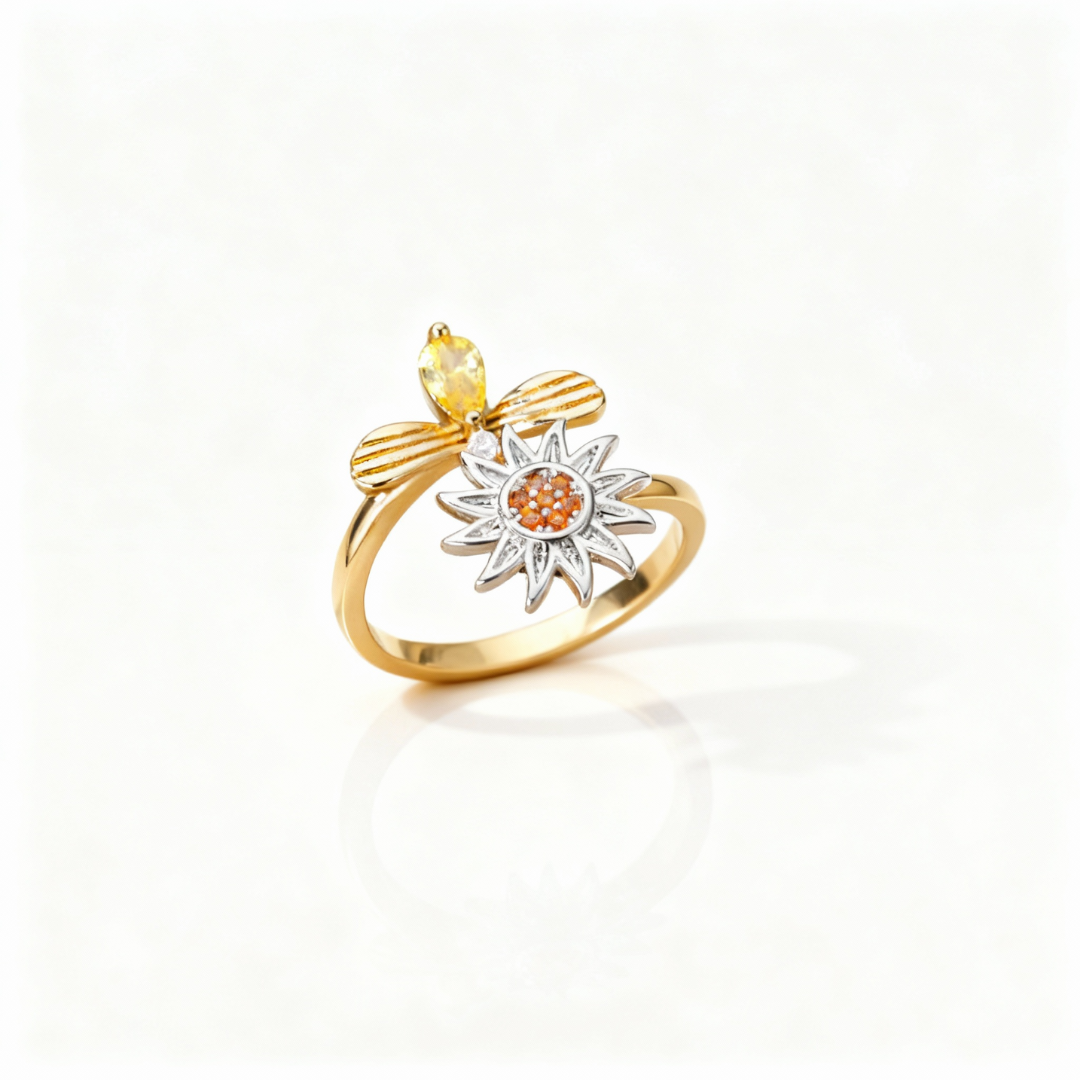 Calmiva™ – Adjustable Anti-Anxiety Fidget Ring (1+2 Free)