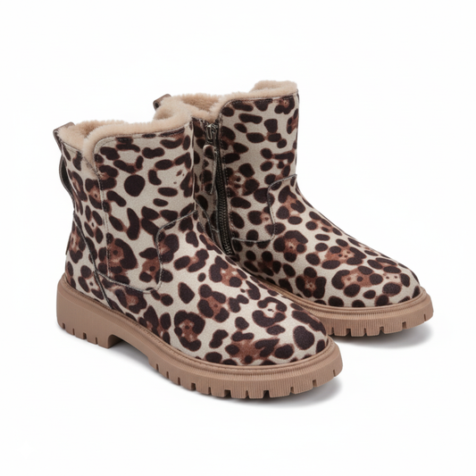 Moorra™ – Suede Winter Ankle Boots with Grip