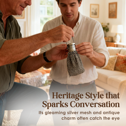 Aldric™ – Handmade 1920’s English Chainmail Purse (50% Off)