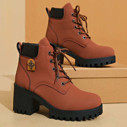 Veltra™ – Waterproof Leather Combat Boots