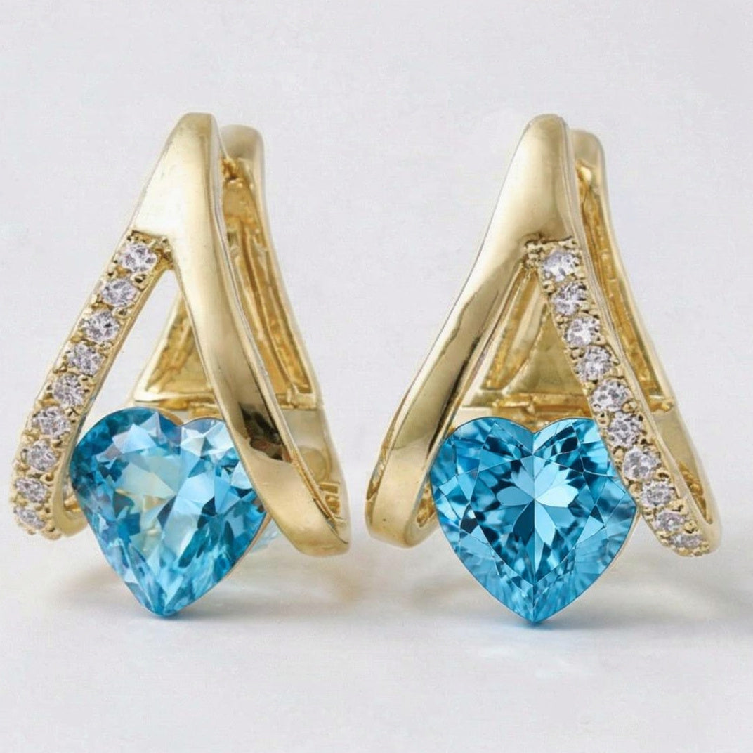 Lunavia – V-Frame Heart Earrings