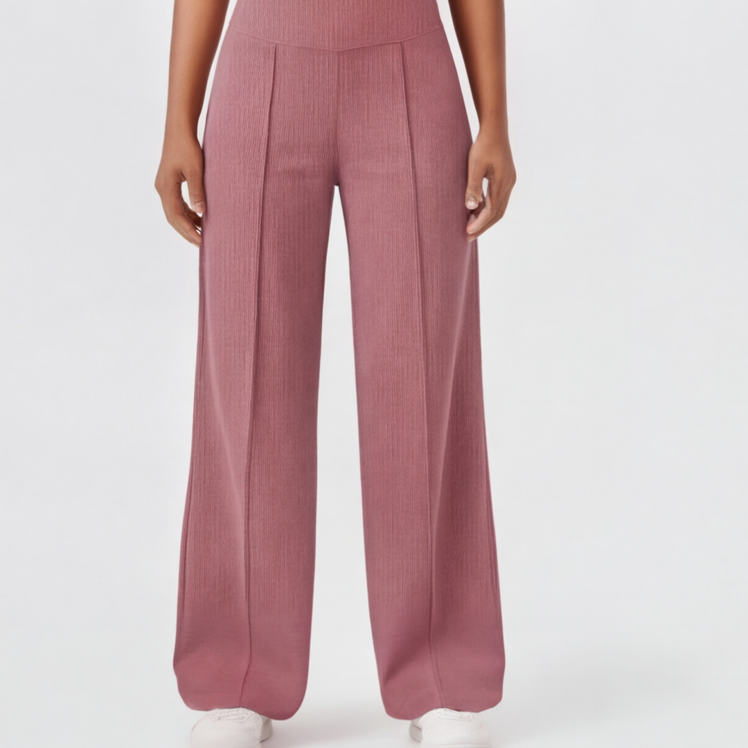 Elyra™ - Wide Leg Yoga Pants with Crossover Waist