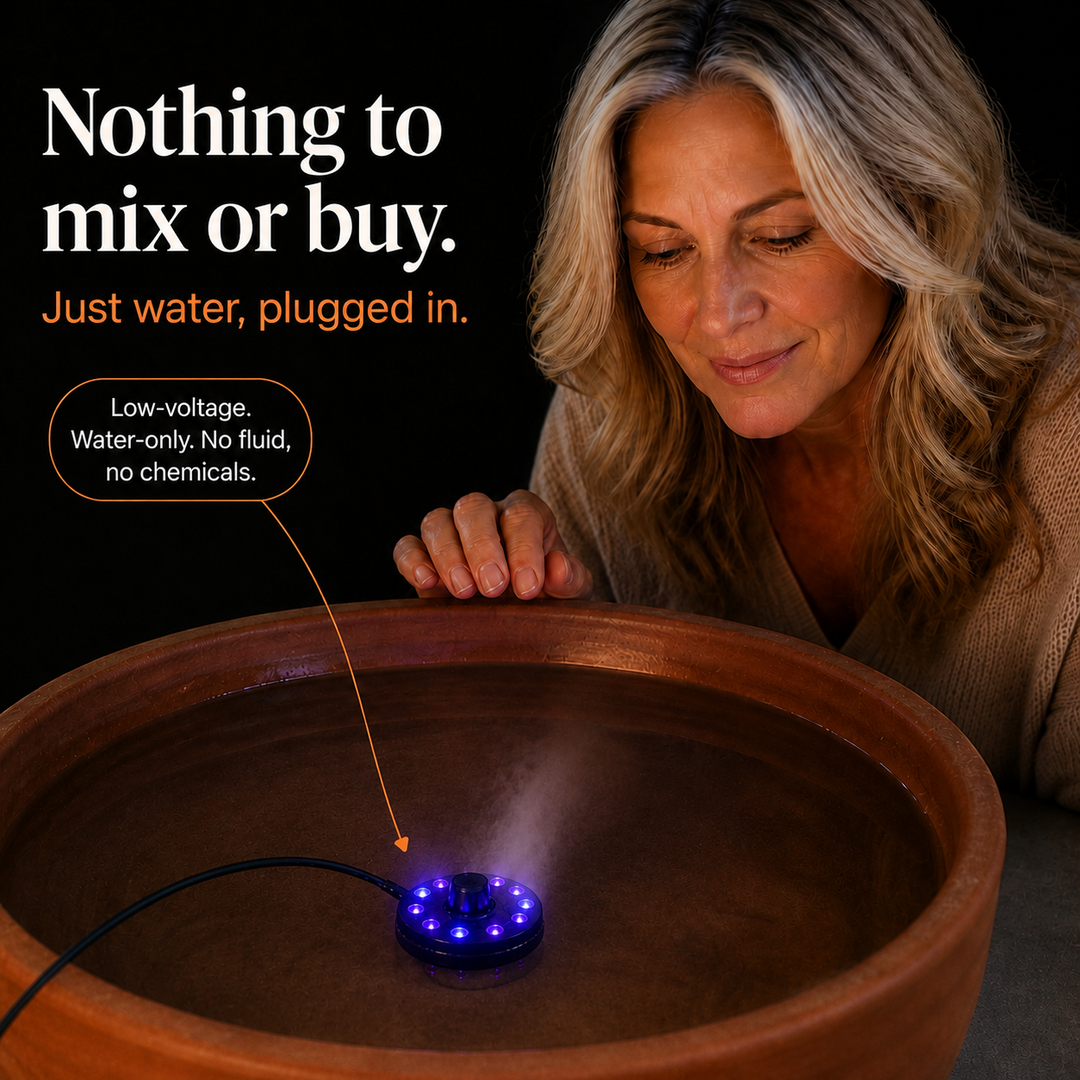Mistlume – 12-LED Color-Changing Ultrasonic Mist Maker