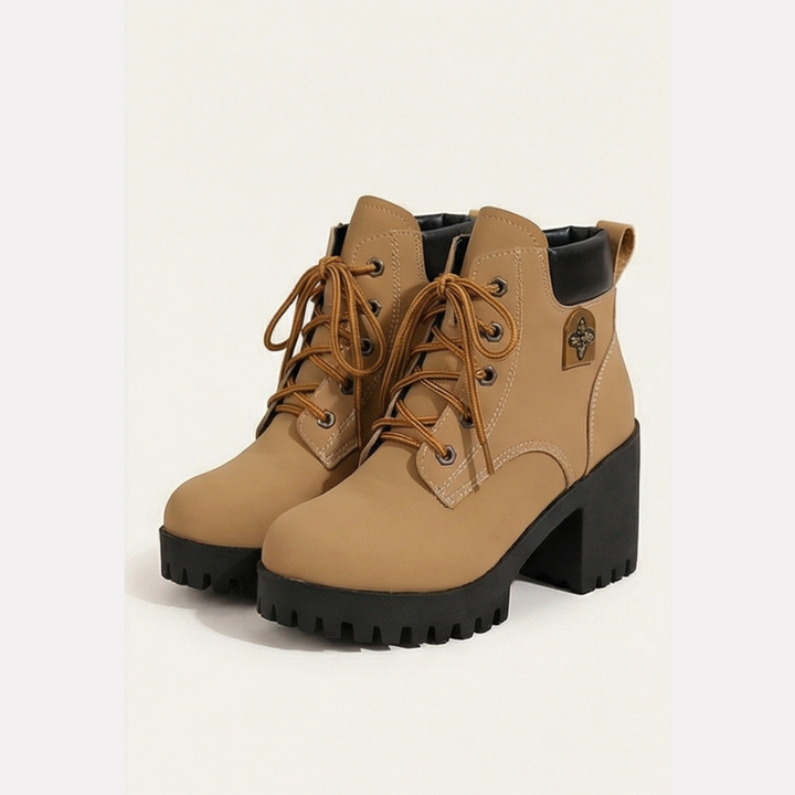 Stridara – Lightweight Chunky Platform Combat Boot