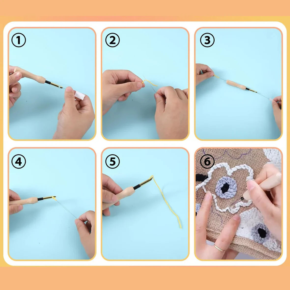 Maybloom™ - Punch Needle Kit for Stunning Floral Embroidery