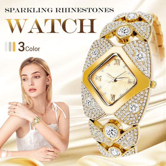 Lucelina™ – Elegant Vintage-Style Stone Watch  (50% Off)