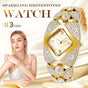 Lucelina - Elegant Vintage-Style Stone Watch for Women