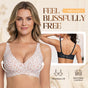 Veluna - Women's Wireless Deep V Lift Bra