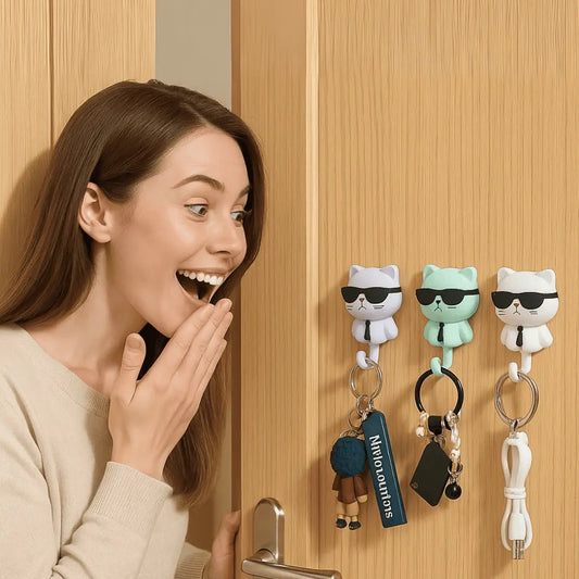 Purrfecto™ - Playful Cat Sunglasses Key Hooks (2+2 Free)