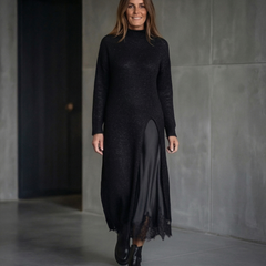 Lunette™ – Knitted Cardigan with Lace Camisole Set