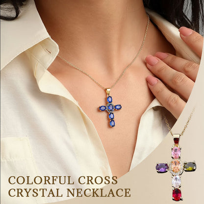 Solavée™ – Crystal Cross Pendant Necklace (50% Off)