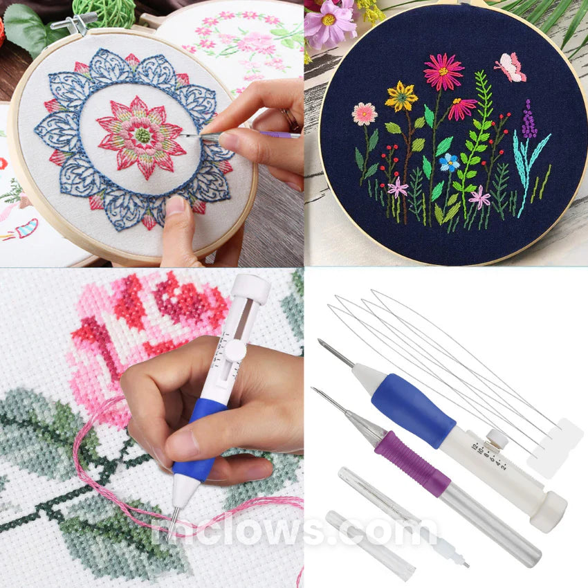 Florenza™ - Transform Your Fabrics with the Magical Embroidery Kit