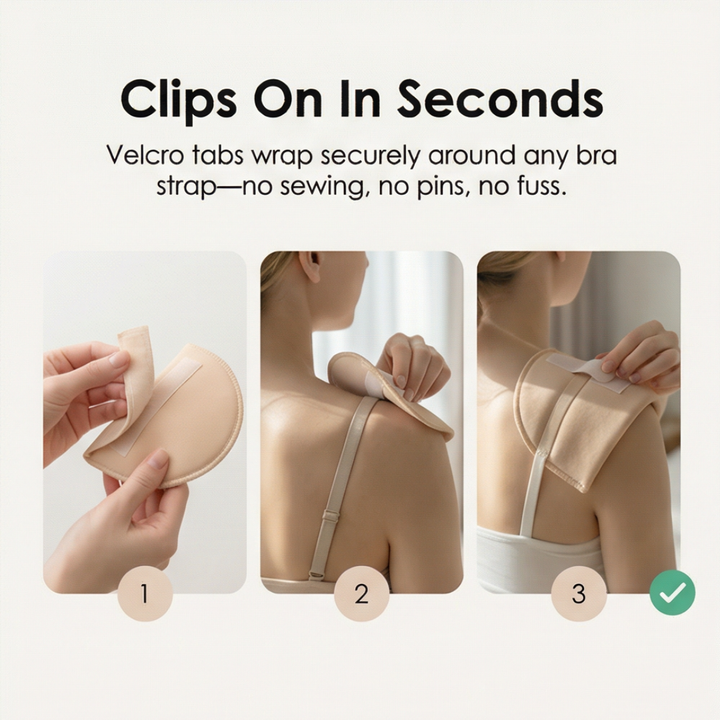 Liftline – No Sew Shoulder Pads for Balanced Shoulders