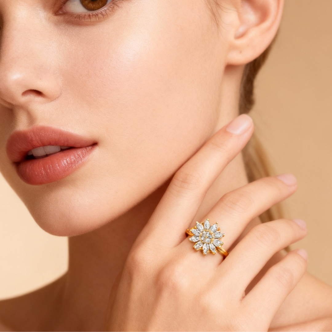 Calmiva™ – Adjustable Anti-Anxiety Fidget Ring (1+2 Free)