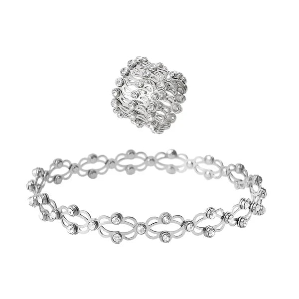 Reveria – Foldable Zirconia Ring to Bracelet