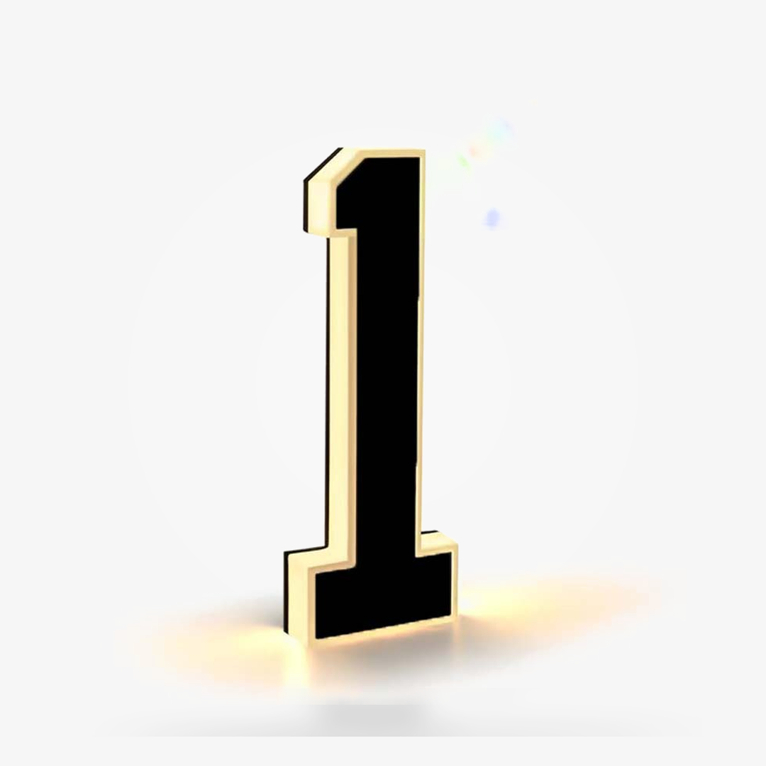 Numera – Solar Illuminated House Number
