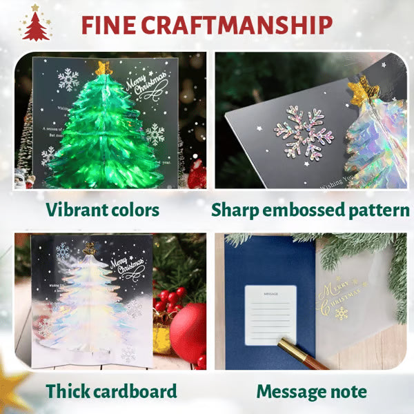 Wishfold™ – 3D Handmade Christmas  Card (50% Off)