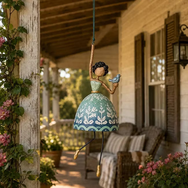 Twirlfolk – Hand-Painted Dancing Lady Hanging Ornament