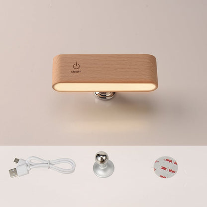 Hinokio™ – Minimalist Wood Lamp with Magnetic Charging Base (50% Off)