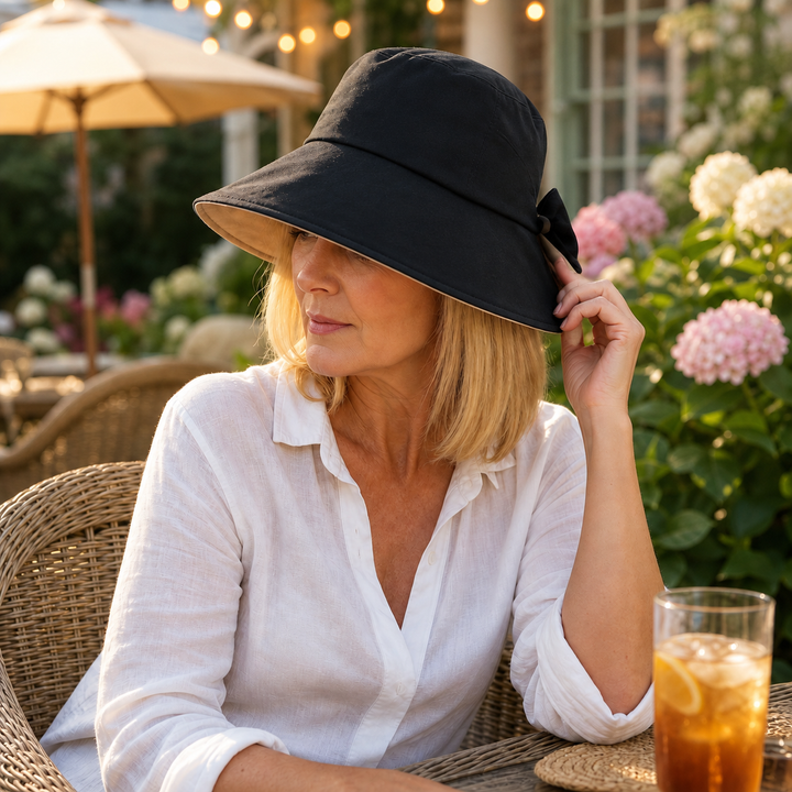 Wearbella – Bowknot Wide Brim Packable Sun Hat