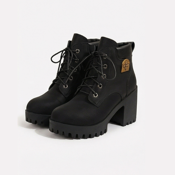 Stridara – Lightweight Chunky Platform Combat Boot