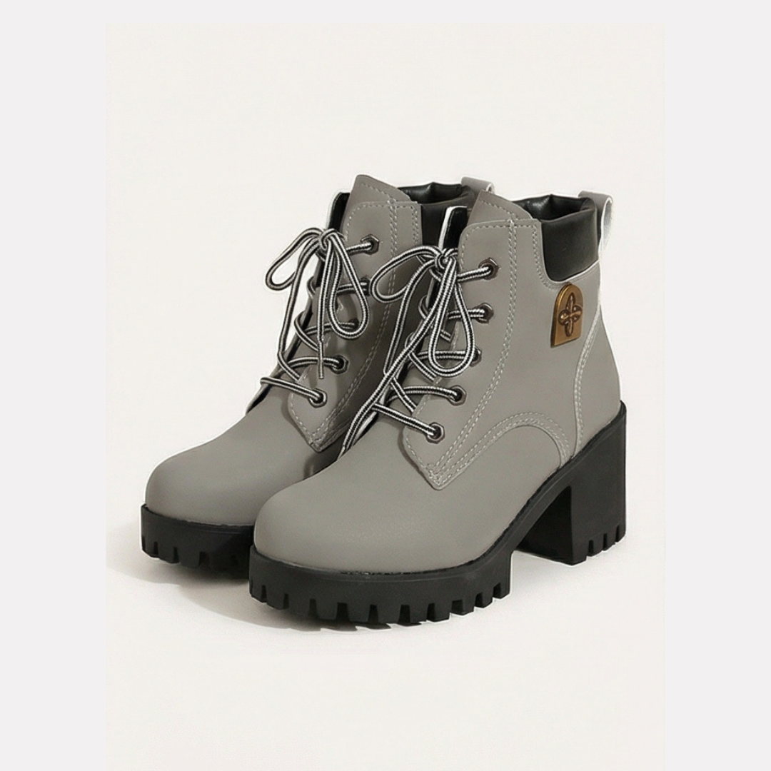 Stridara – Lightweight Chunky Platform Combat Boot
