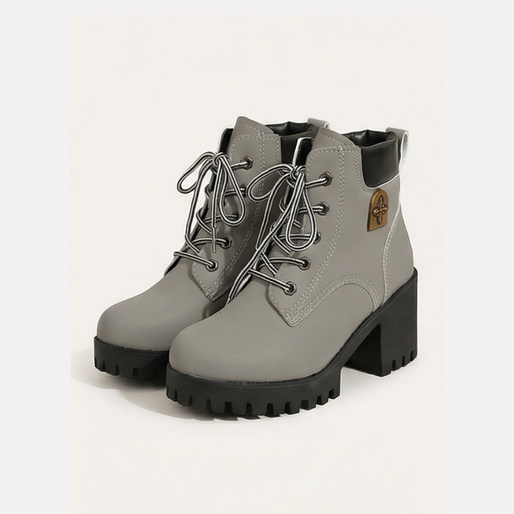 Stridara – Lightweight Chunky Platform Combat Boot