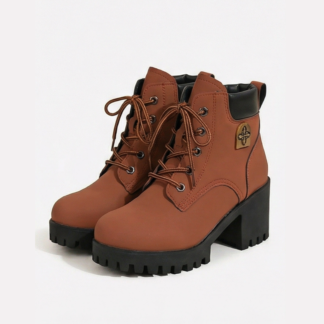 Stridara – Lightweight Chunky Platform Combat Boot