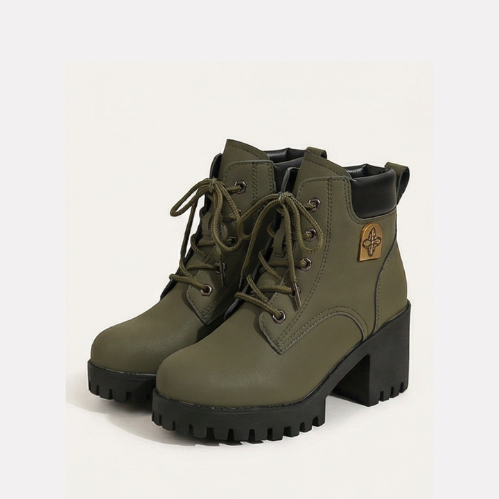 Stridara – Lightweight Chunky Platform Combat Boot