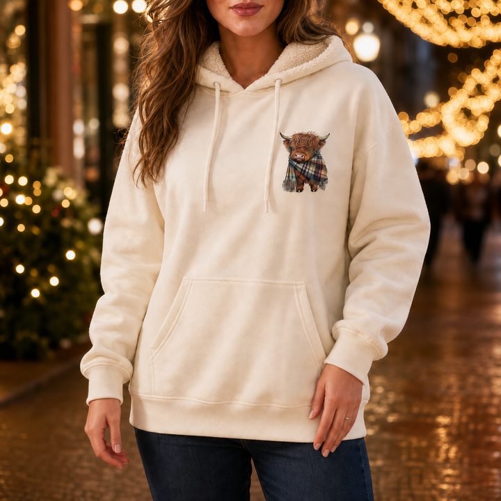 Highlander – Highland Cow Print Hoodie