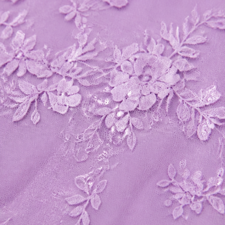 Lunavia – Women's Floral Lace Dress Set with Chiffon Shawl