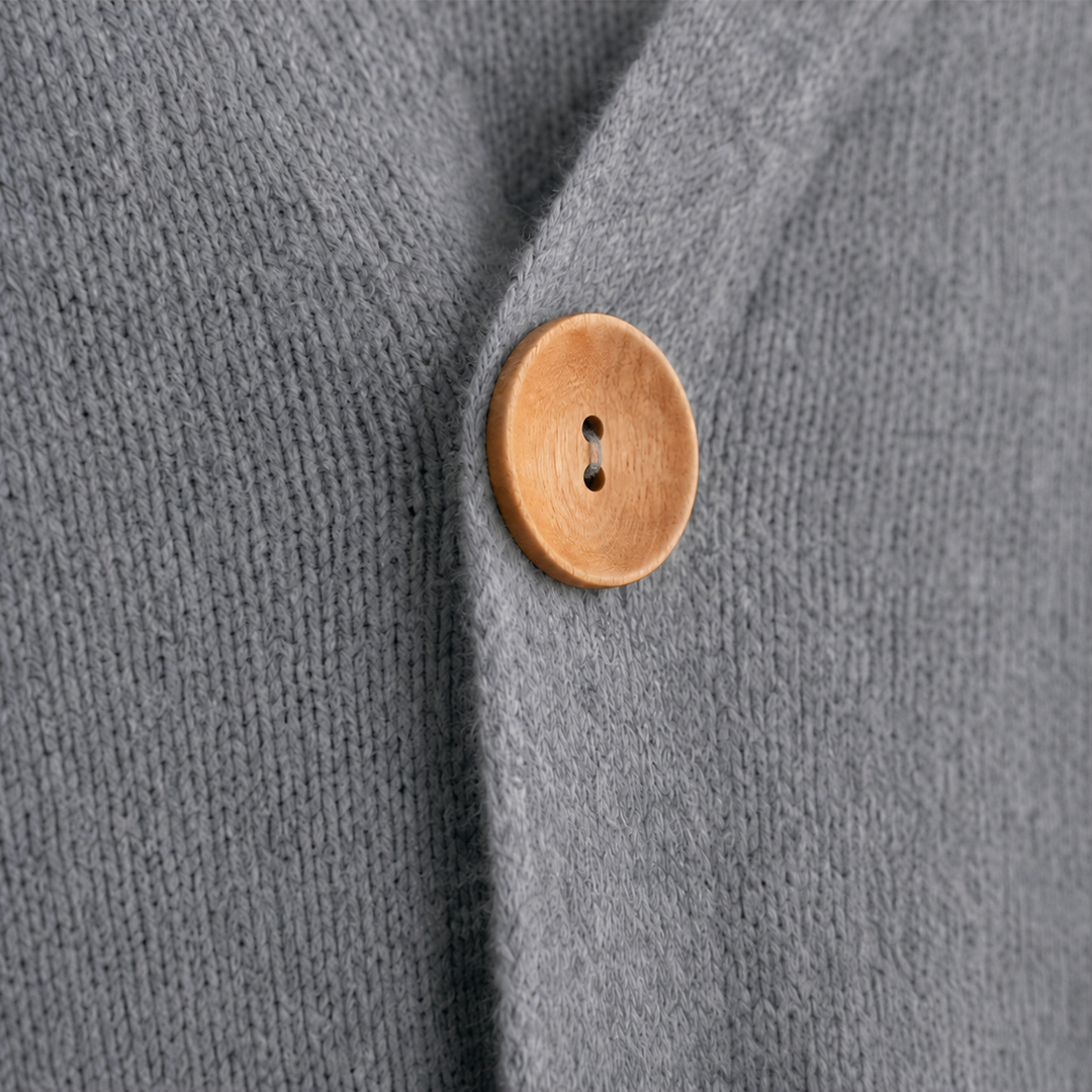 Wearbella – Hooded Waffle-Knit Button-Front Cardigan