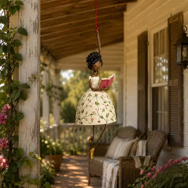 Twirlfolk – Hand-Painted Dancing Lady Hanging Ornament