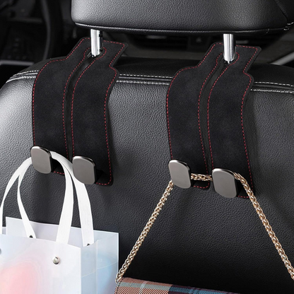 Versuto™ – Suede Headrest Hanger for Tidy Seats (1+1 Free)