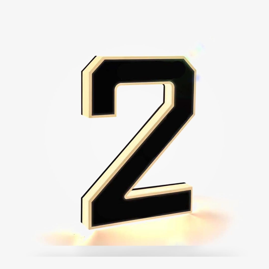 Numera – Solar Illuminated House Number