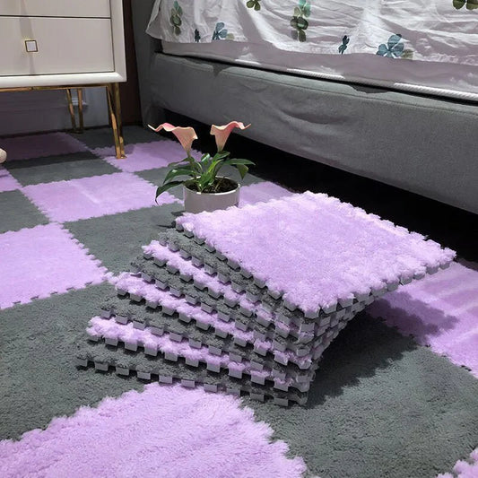 Snuglio™ - Plush Interlocking Carpet Tiles (10 Pieces)