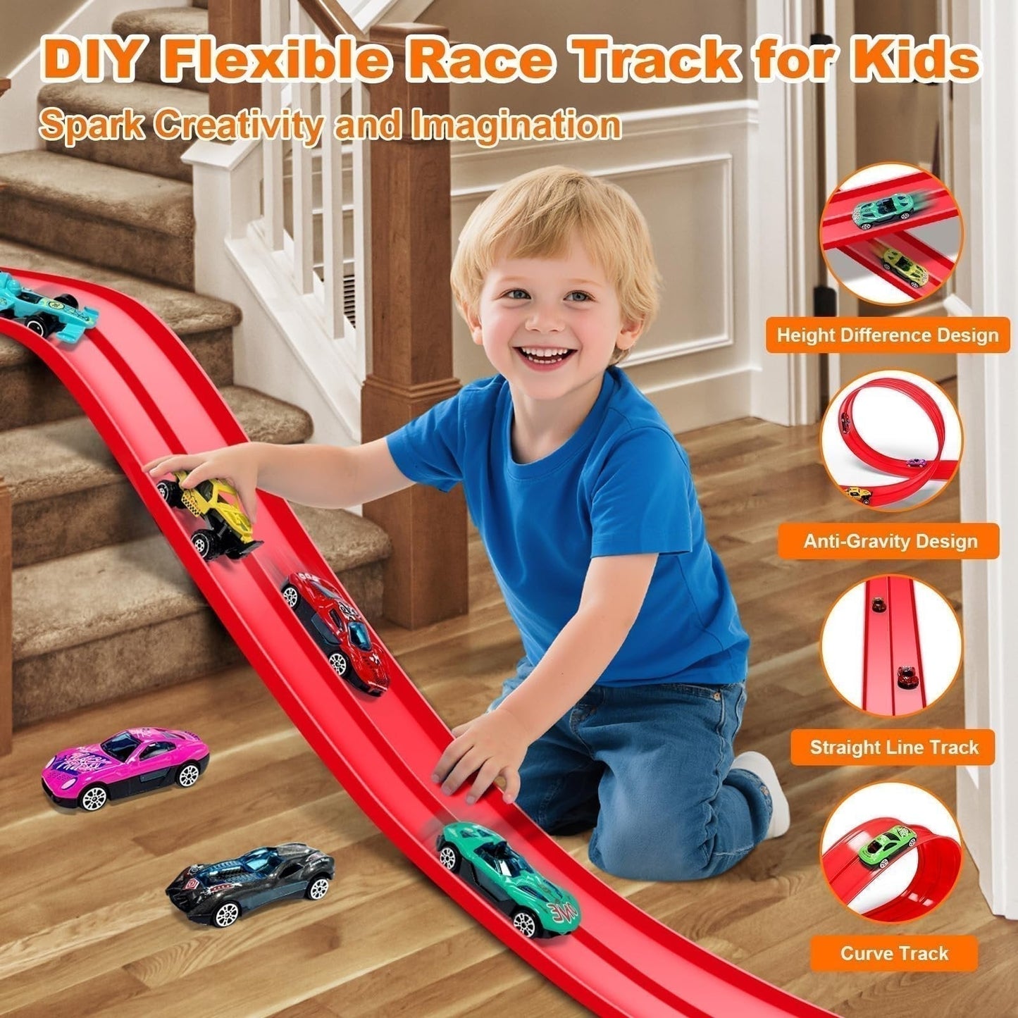 Pistonix™ – DIY Race Track with Suction Mounts (50% Off)
