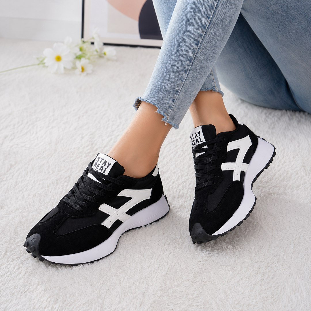 Solenne – Non-Slip Platform Sneakers That Flex With Every Step