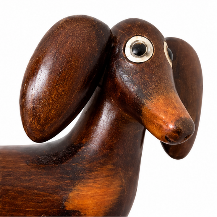 Oakhollow – Carved Dachshund Sculpture