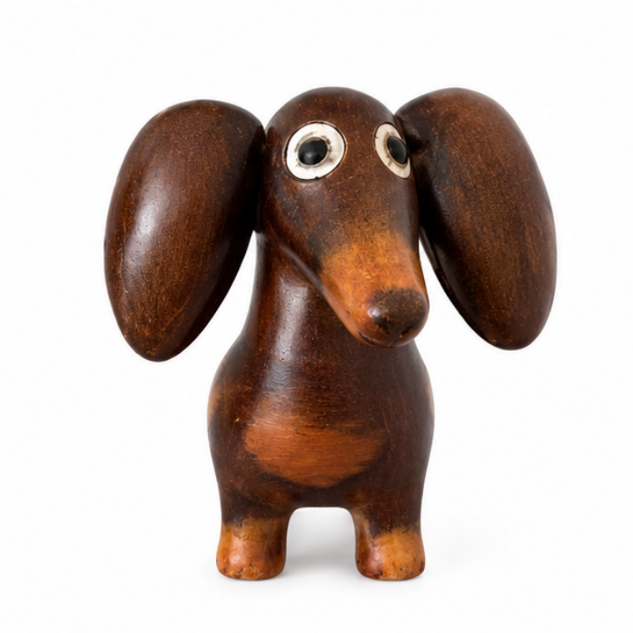 Oakhollow – Carved Dachshund Sculpture