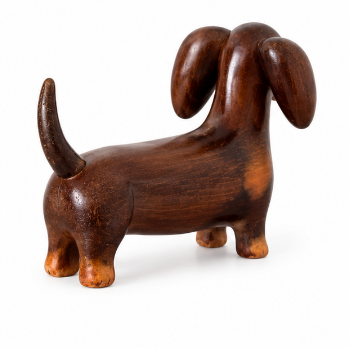 Oakhollow – Carved Dachshund Sculpture