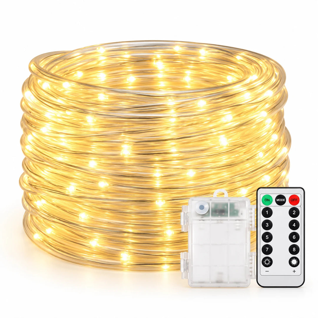 Everglow – Solar PVC Tube Outdoor String Lights