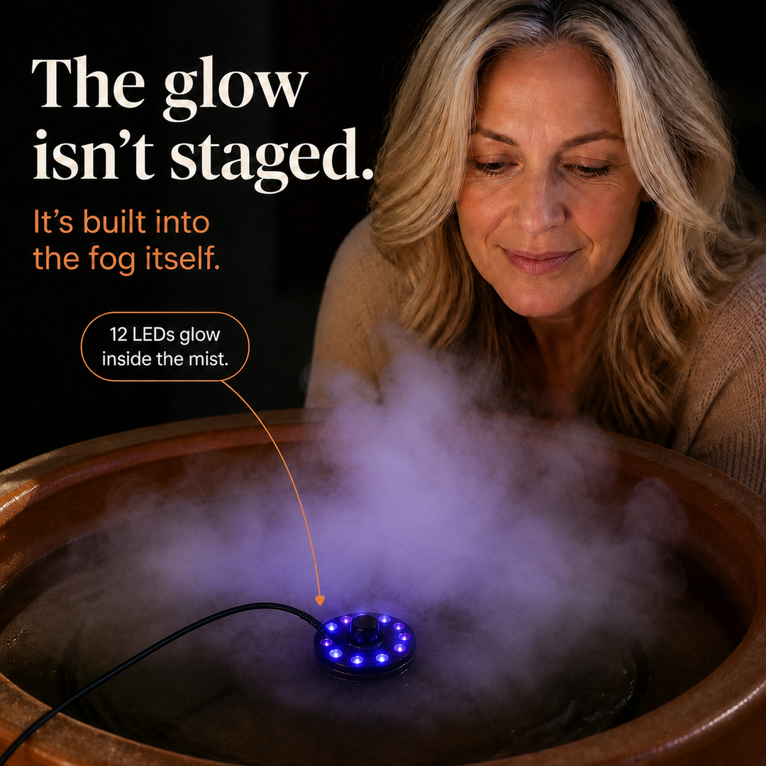 Mistlume – 12-LED Color-Changing Ultrasonic Mist Maker