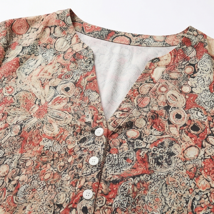 Lirenne – Women's Flattering Floral Midi Dress with Pockets