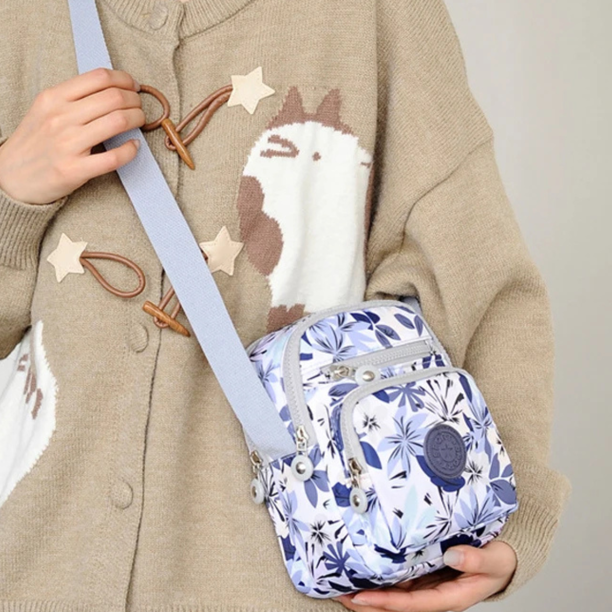 Velmera™ – Lightweight Multi-Pocket Shoulder Bag (1+1 Free)