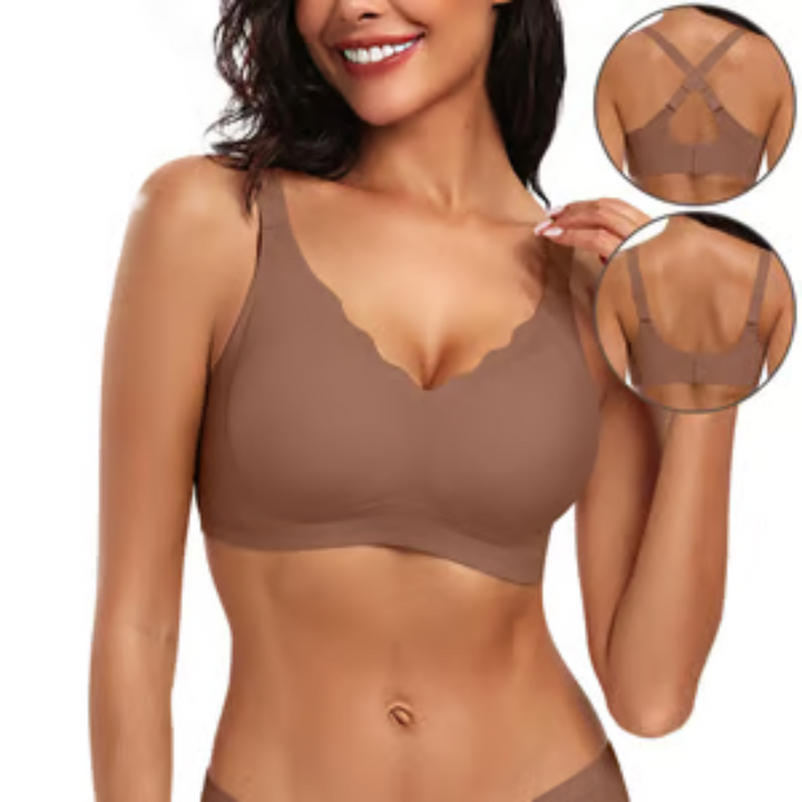 Curvelette - Seamless Push-Up Bra for Women