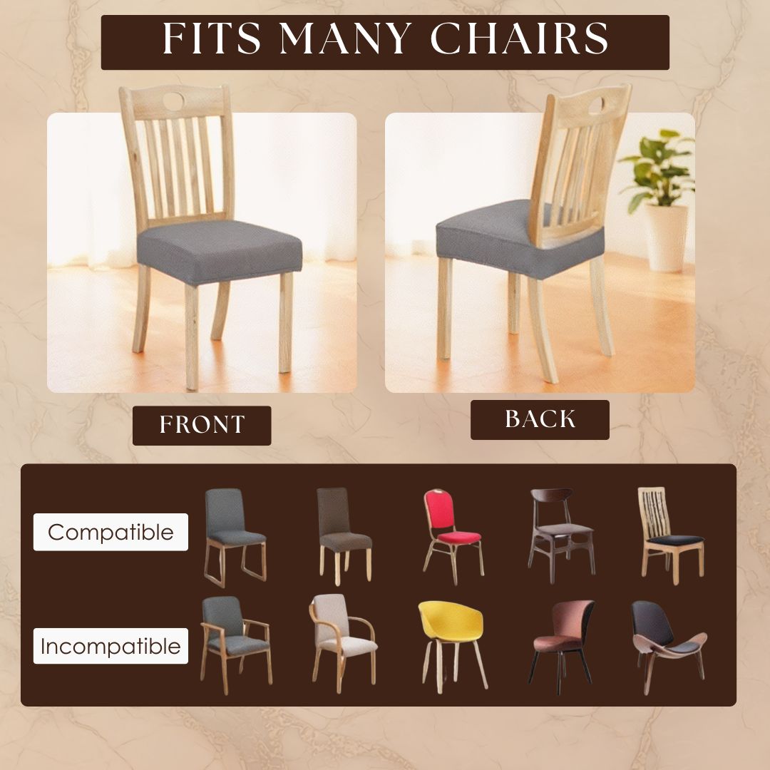 Coverelle – Stretch Chair Covers for Daily Protection (Set of 4)
