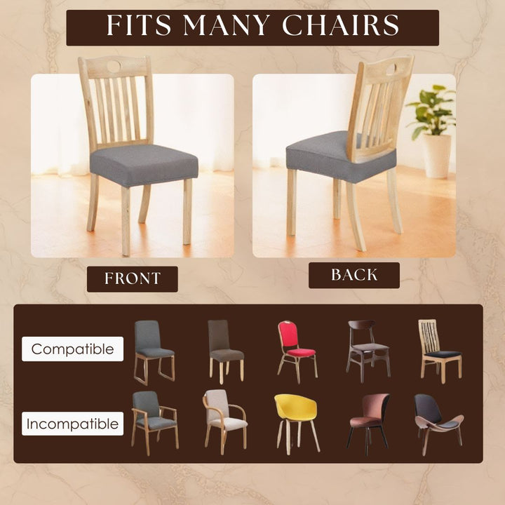 Coverelle – Stretch Chair Covers for Daily Protection (Set of 4)