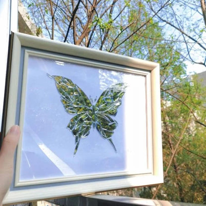 Shard & Bloom™ - DIY Butterfly Broken Mirror Mosaic Frame