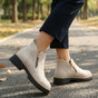 Stepara - Side-Zip Suede Chelsea Boots